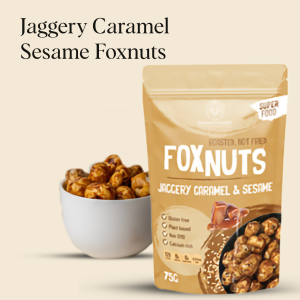 JAGGERY CARAMEL SEASME FOXNUTS