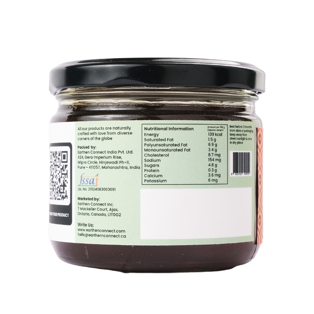 Natural Mustard Honey nutritional information