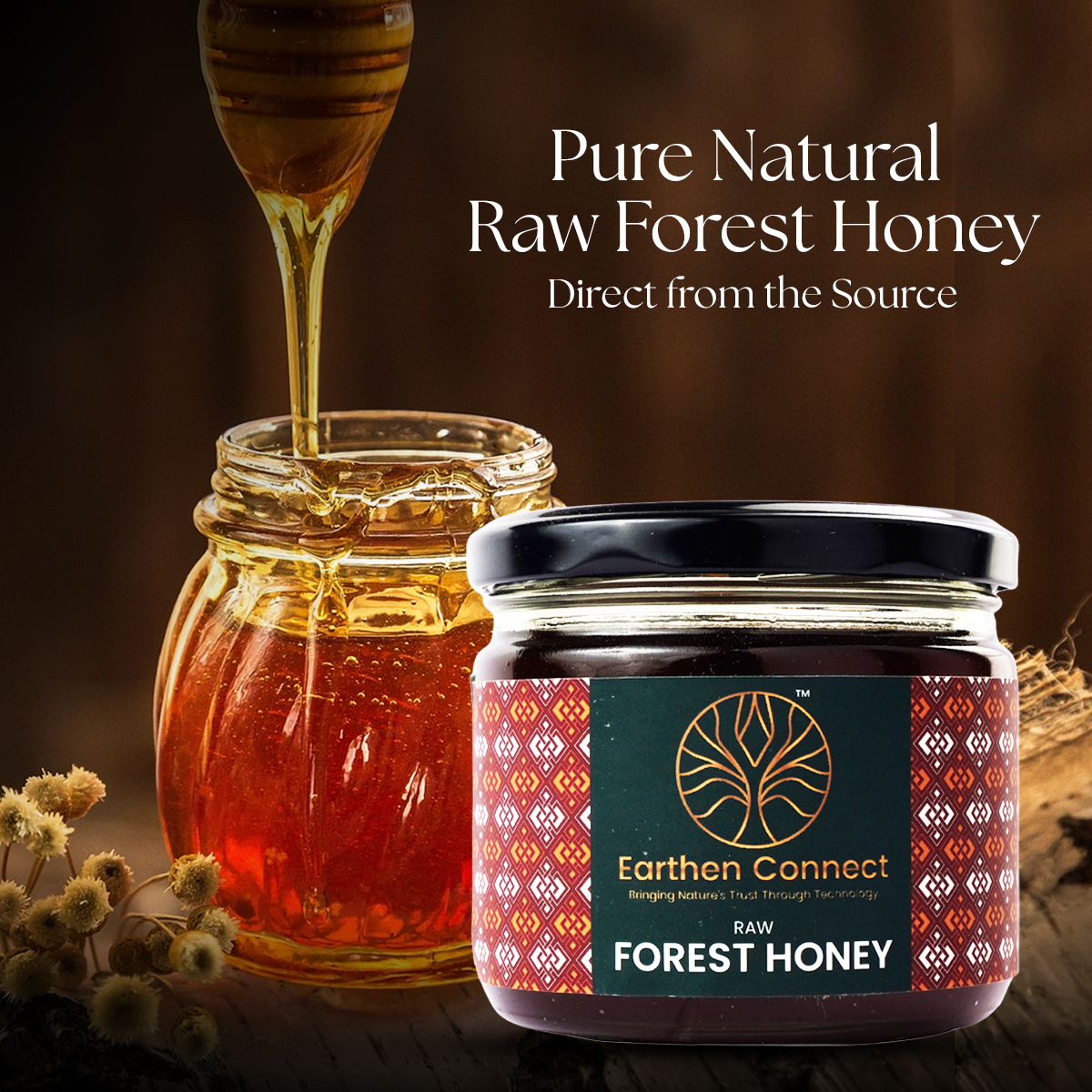 pure natural raw forest honey direct from source