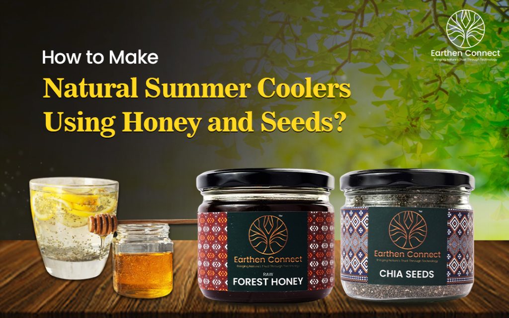 How to Make Natural Summer Coolers Using Honey and Seeds